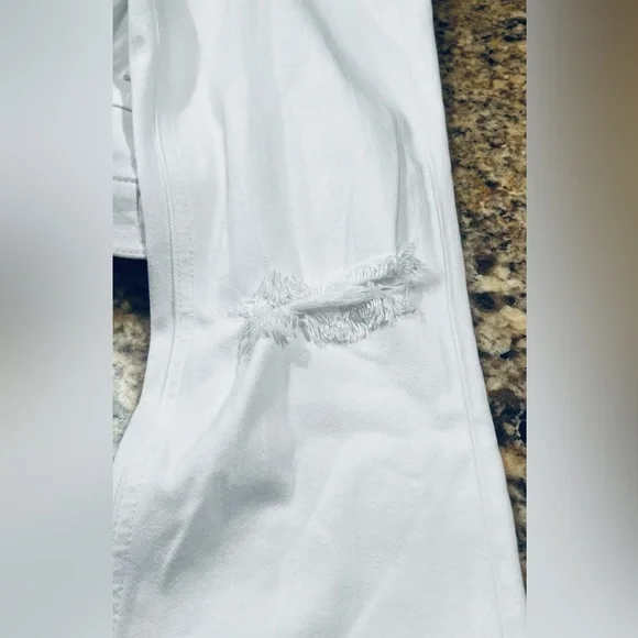 NWT Rag & Bone High Rise Bell Ripped Jeans
